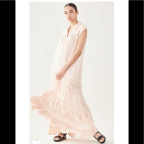 NWT Free People Pretty Cozy Maxi Dress - Picture 5 of 15